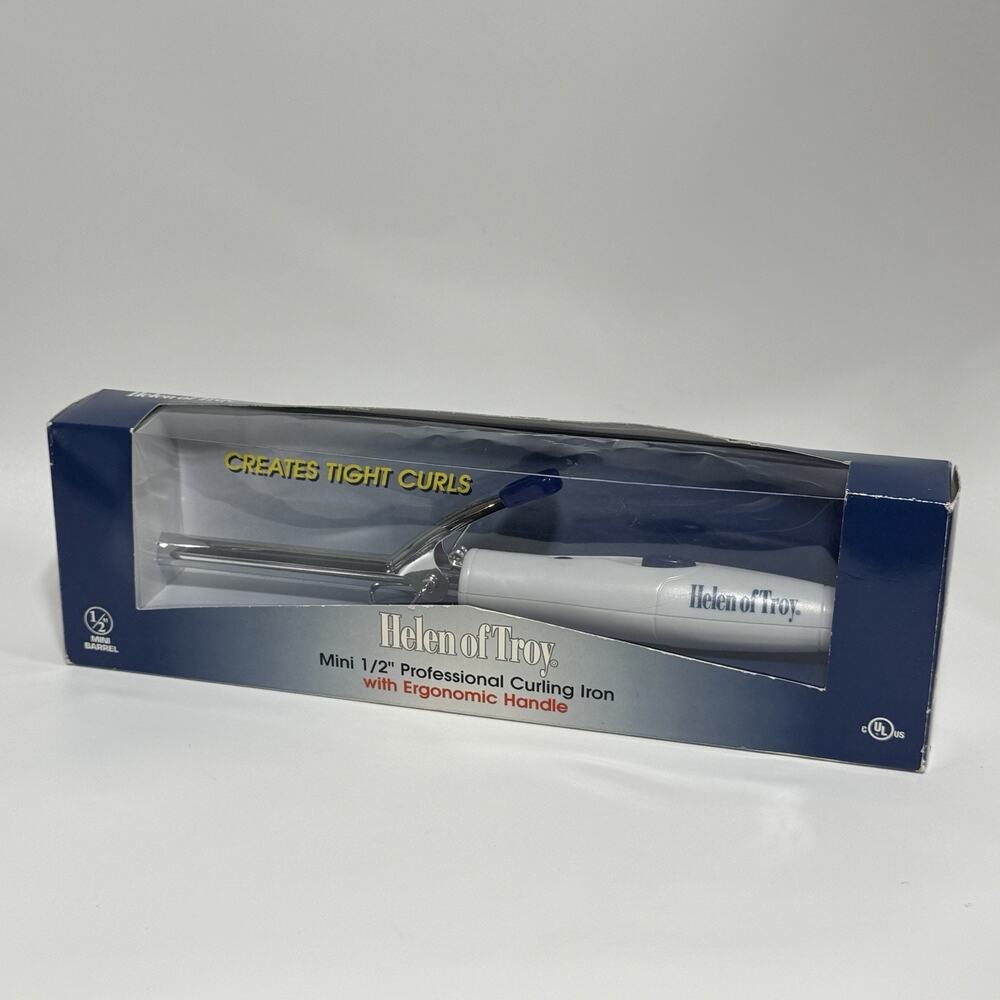 Vintage Helen Of Troy Mini Professional 1/2” Curling Iron Tight Curls 1503N NEW